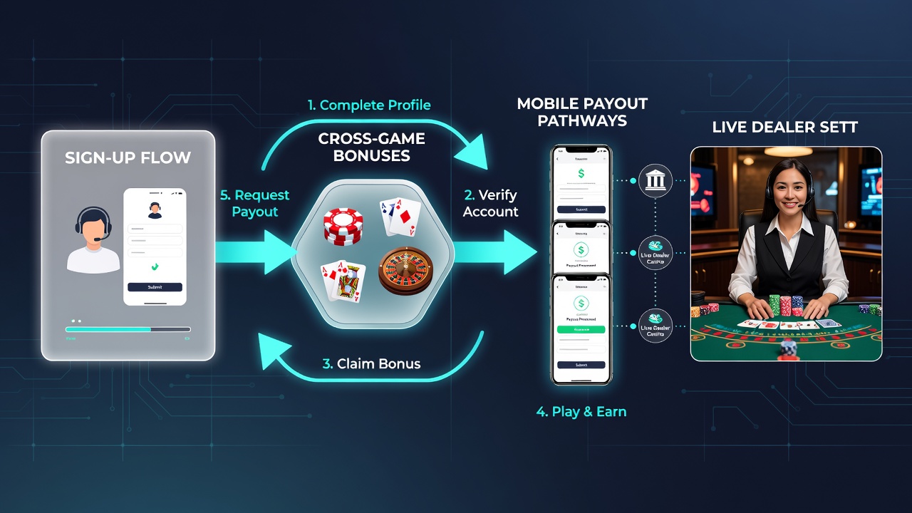 Live dealer table interface on smartphone showing bonus balance and withdrawal options