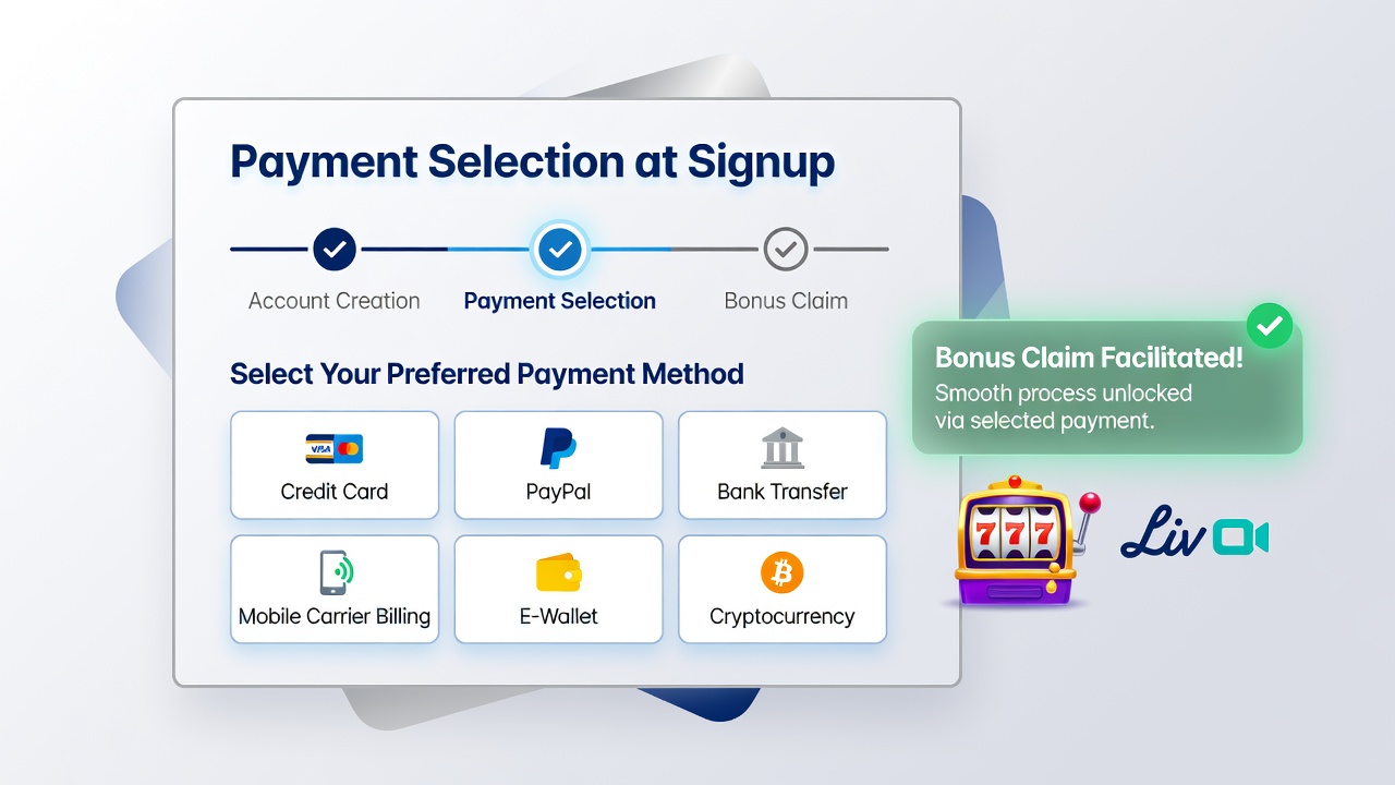 Live dealer table on mobile device illustrating seamless bonus application after payment verification