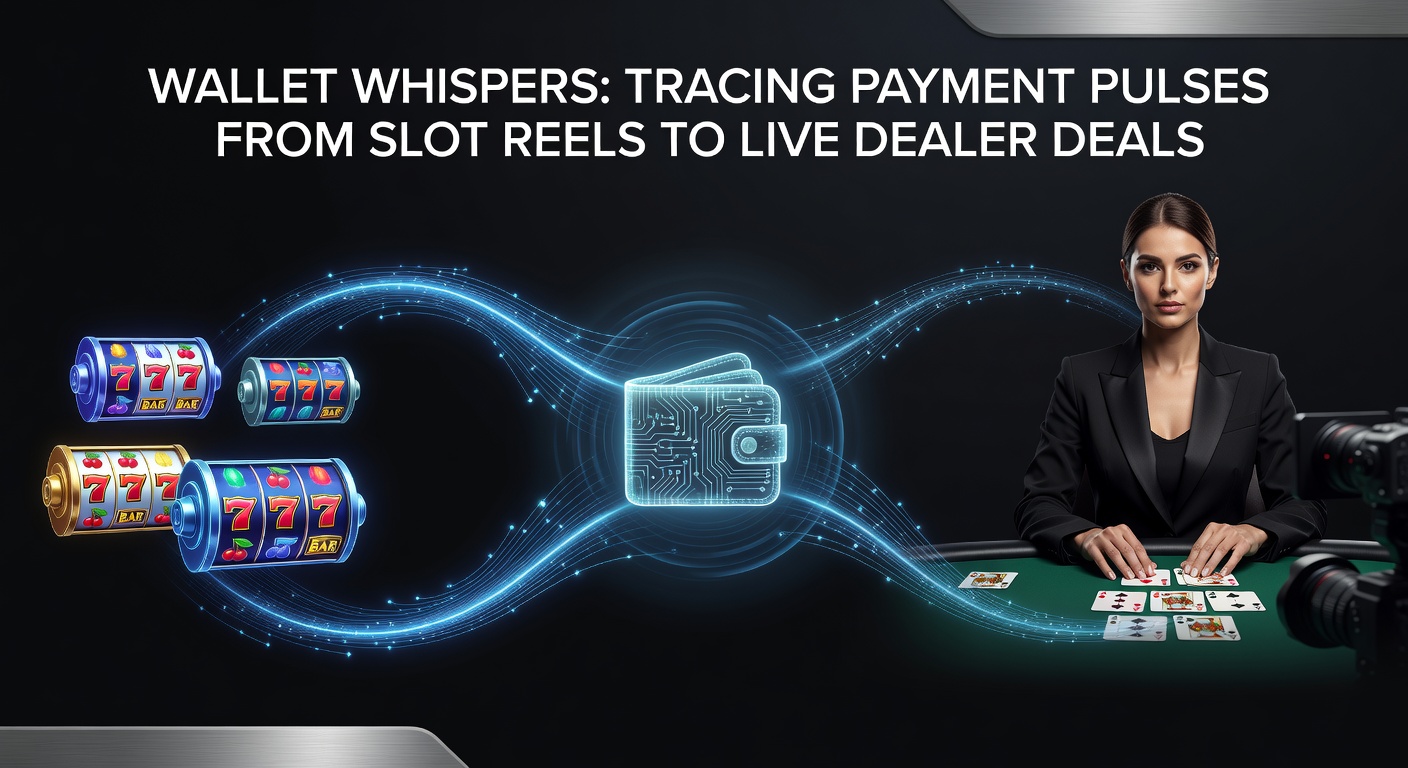 Close-up of a live dealer roulette wheel with overlaid digital wallet notifications showing real-time fund transfers from slot winnings, evoking the thrill of seamless casino transitions